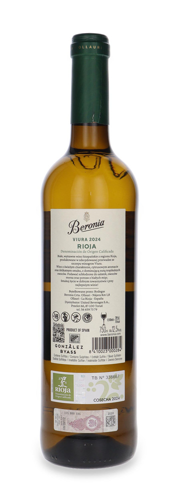Beronia Rioja Viura / 12% / 0,75l