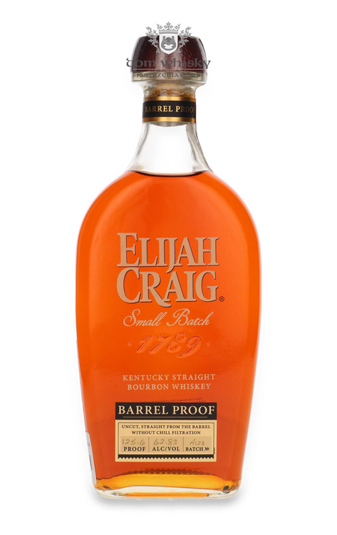 Elijah Craig 12-letni Small Batch Barrel Proof (Batch No. A123) / 62,8%/ 0,7l