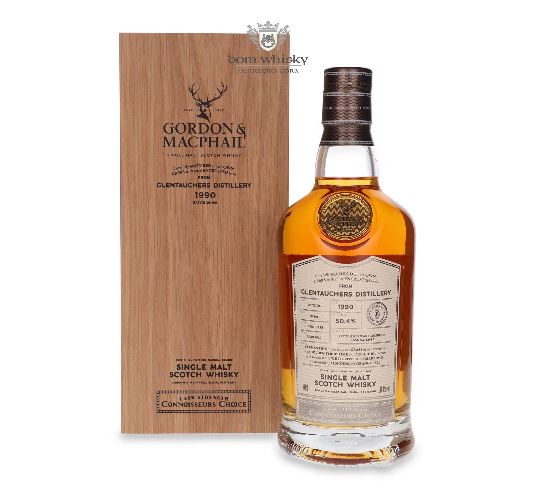 Year:1990 Glentauchers 30 Year Old (1990/2020) Connoisseurs Choice 50.4% 0.7l
