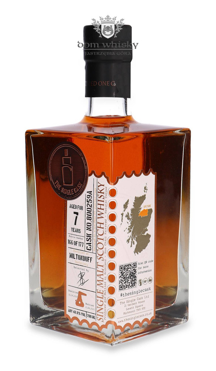 Miltonduff 7-letni (D.2014, B.2021) The Single Cask / 48,8%/ 0,7l	