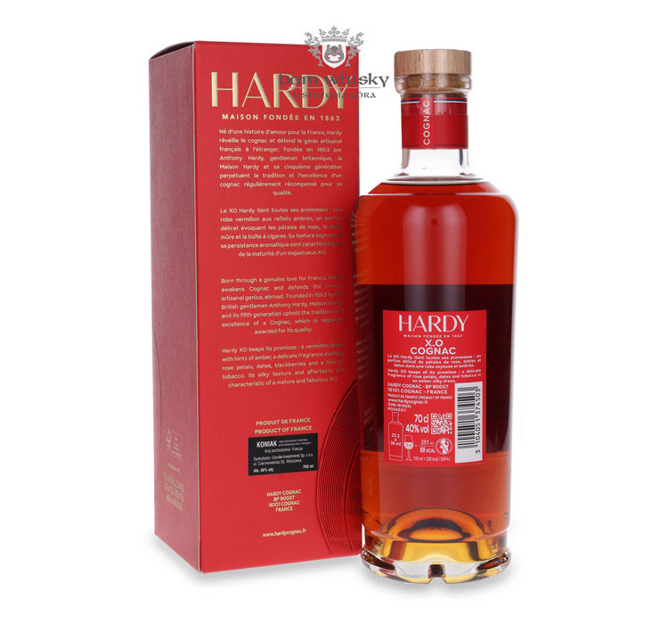 Cognac Hardy X.O. / 40% / 0,7l