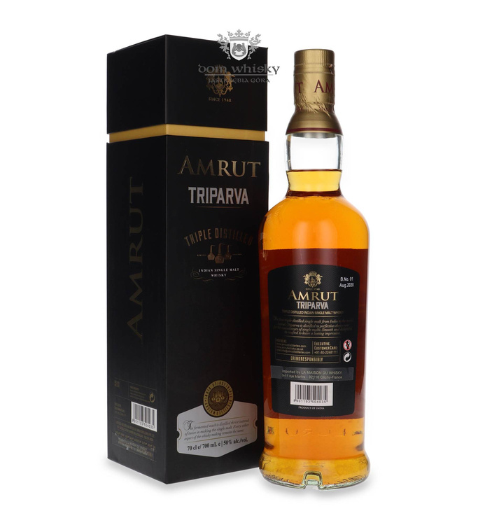 Amrut Triparva Triple Distilled / 50% / 0,7l