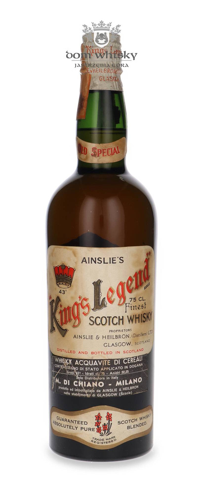 Ainslie's King's Legend Finest Scotch Whiskey / 43%/ 0.75l