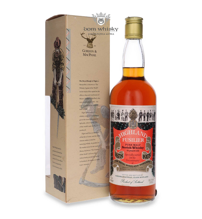 Highland Fusilier 21-letni Pure Malt Gordon & MacPhail/ 40%/ 757ml