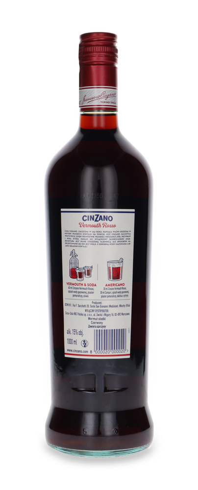 Cinzano Rosso Vermouth / 15% / 1,0l