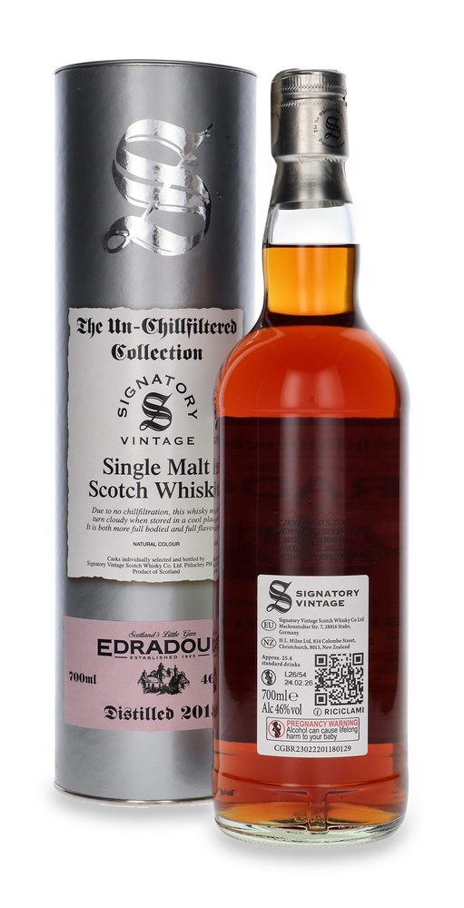 Edradour 10-letni (D.2015, B.2026) Signatory Vintage /46%/0,7l
