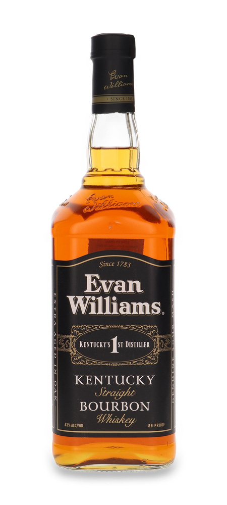 Evan Williams Kentucky Straight Bourbon Black Label /43%/ 1.0l