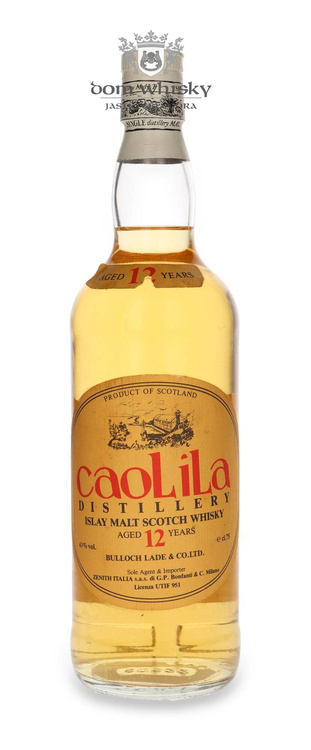 Caol Ila 12-letnia Bulloch Lade & Co.Ltd. /Bez opakowania/ 43% / 0,75l