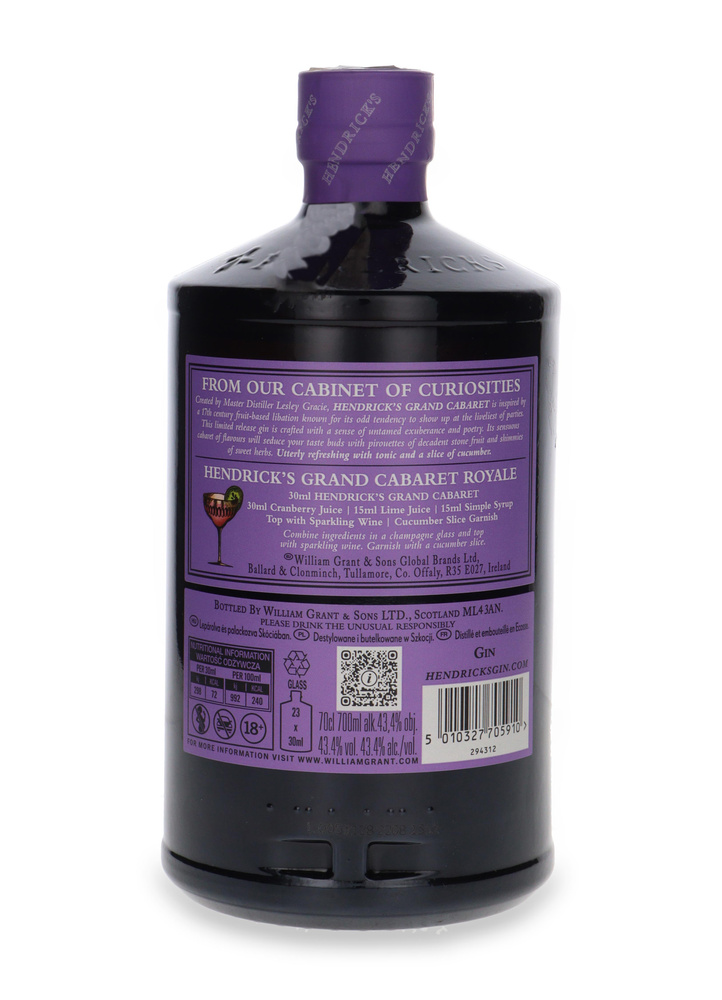 Hendrick's Grand Cabaret / 43.4% / 0.7l