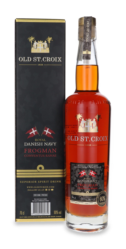 Old St.Croix Frogman Convertus Rane Danish Navy Rum / 60% / 0,7l