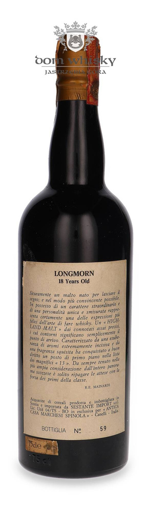 Antica Casa Marchesi Spinola Collection No.1 (Bottled 1990) Sestante / 6 x 0.75l