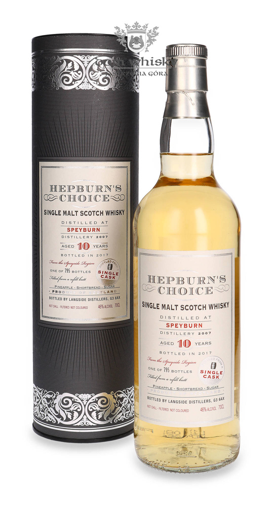 Speyburn 10-letni (D.2007, B.2017) Hepburn's Choice / 46%/ 0,7l