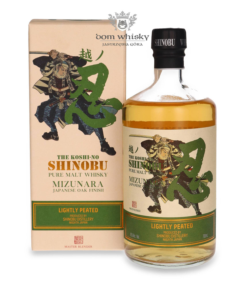 The Koshi-No Shinobu Pure Malt Whisky Lightly Peated Mizunara Oak Finish / 43%/ 0,7l