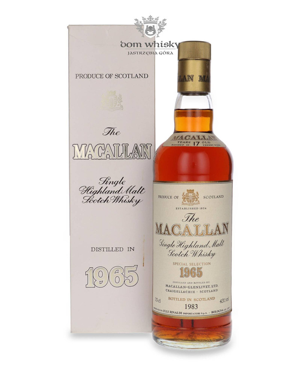 Macallan 17-letni (D.1965, B.1983) Special Edition / 43%/ 0,75l 