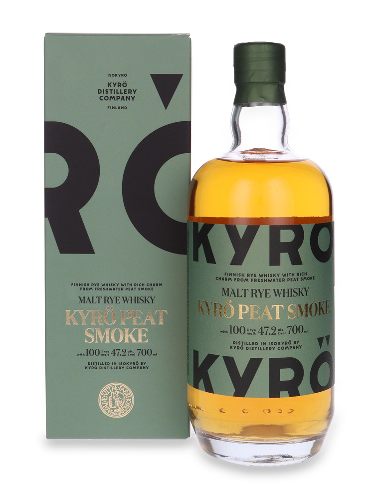 Kyrö Peat Smoke Malt Rye Whisky / 47,2% / 0,7l	