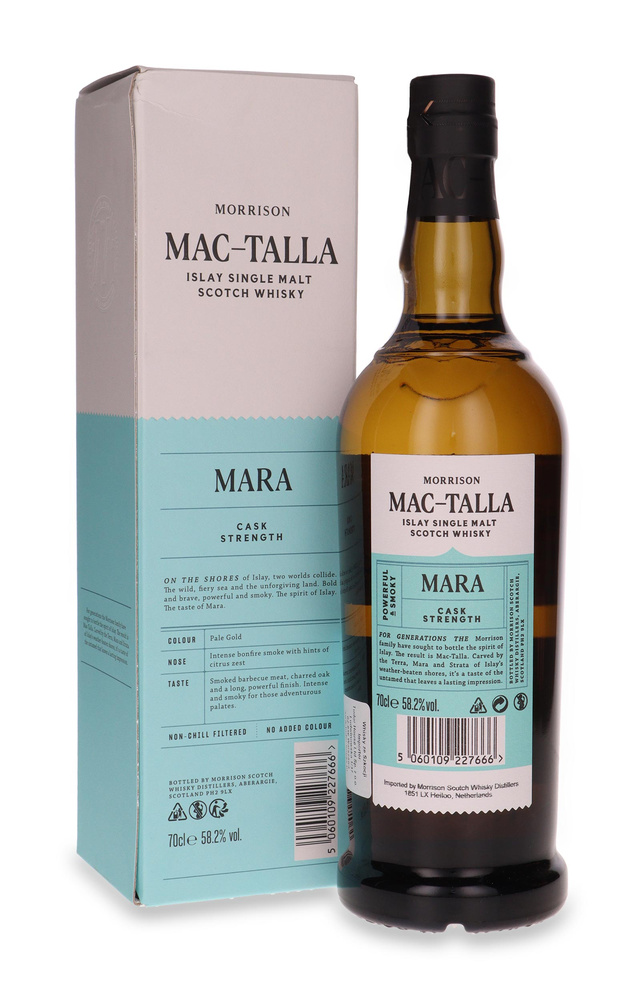 Mac-Talla Mara, Cask Strength Islay Single Malt Whisky / 58,2%/ 0,7l		 