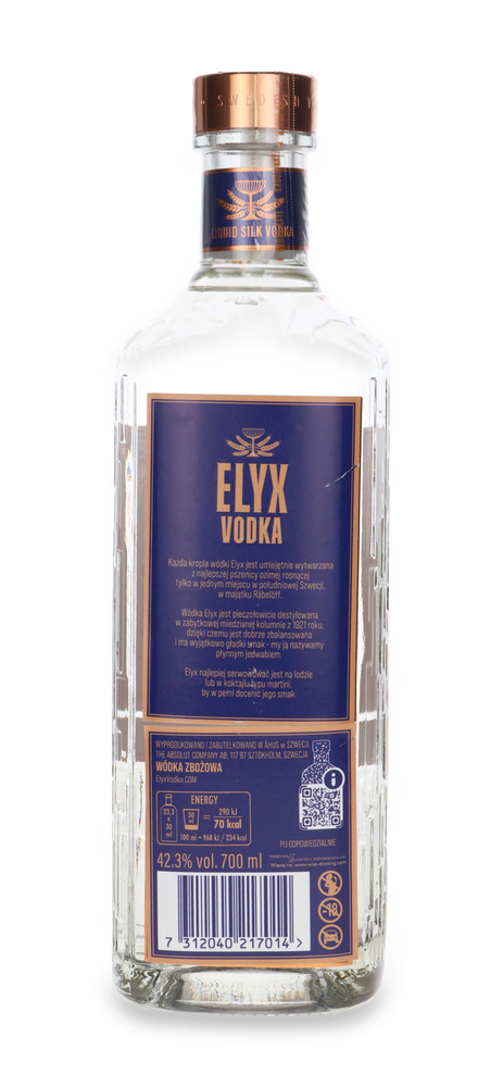 Absolut Elyx Vodka / 42.3% / 0.7l