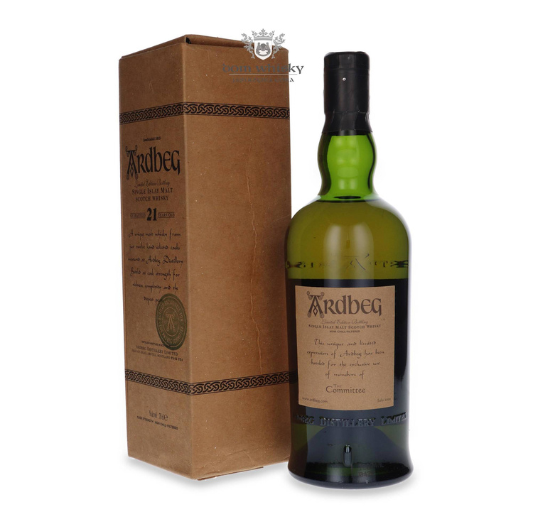 Ardbeg 21-letni (Bottled 2001) Committee Bottling / 56,3%/ 0,7l		