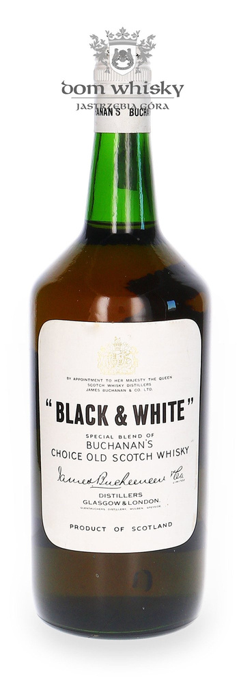 Black &amp; White (Bottled 1970s) / 40% / 1.14l