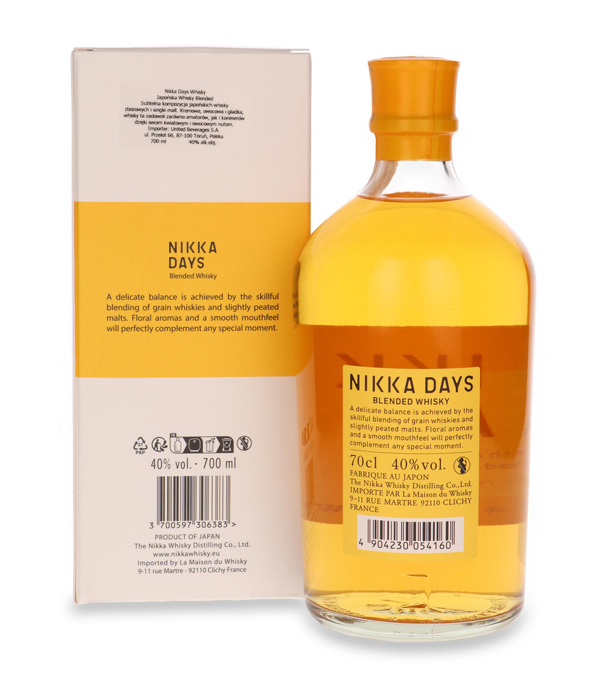 Nikka Days Smooth & Delicate / 40% / 0,7l