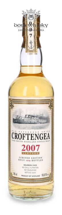 Croftengea 2007 (Bottled 2020) Jack Wiebers Old Passenger Ships / 55%/ 0,7l	