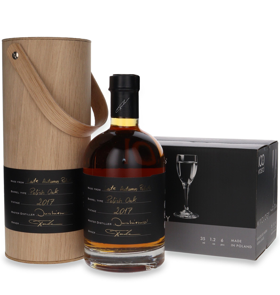 Chopin Vintage Late Autumn Potato 2017 Vodka + 6 shot glasses / 45.3% / 0.5 L