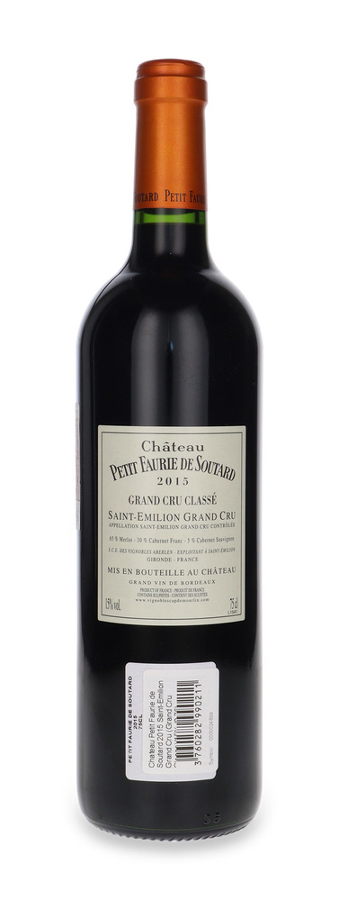 Chateau Petit Faurie de Soutard 2015 Saint-Emilion Grand Cru (Grand Cru Classe)/15% /0,75l