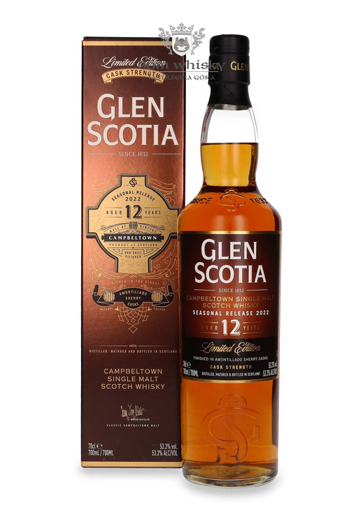 Glen Scotia 12-letnia, Seasonal Release 2022 / 53,3%/ 0,7l			