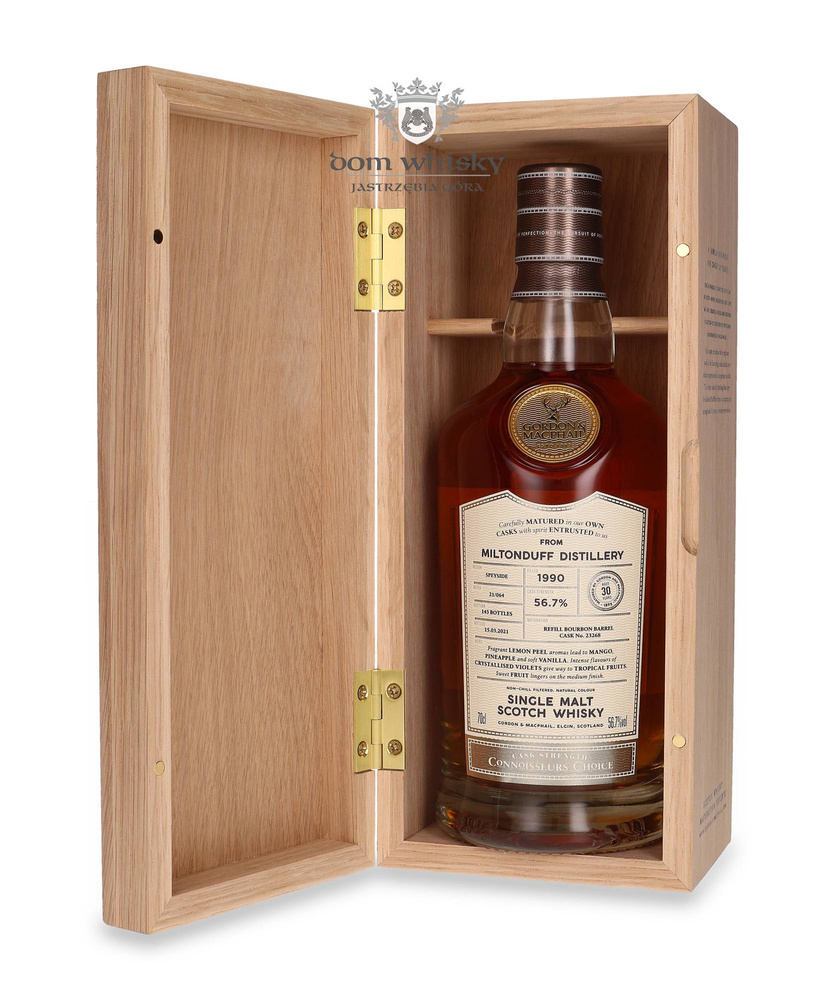 Miltonduff 30-year-old (D.1990, B.2021) Connoisseurs Choice / 56.7%/ 0.7l