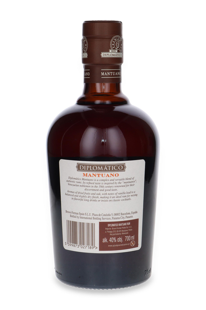 Diplomatico Mantuano Ron Extra Anejo /40%/0,7l