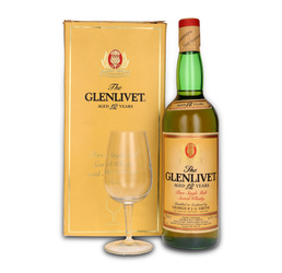 The Glenlivet 12-year-old (Bottled 1980s) Free glass / 43% / 0.75l