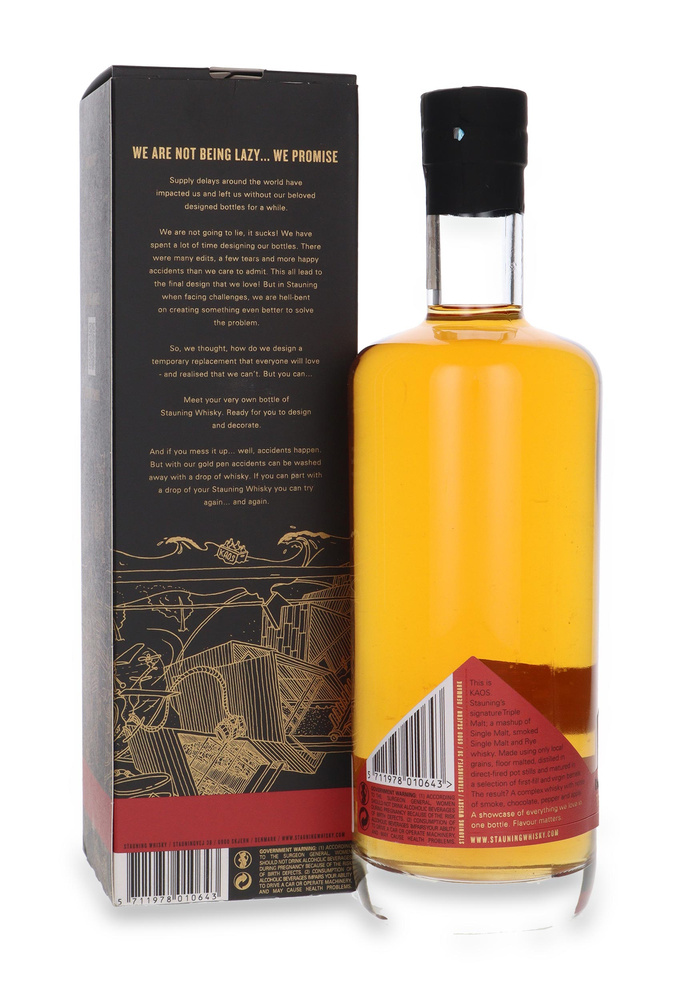 Stauning Kaos Triple Malt Danish Whisky / 46%/ 0,7l   		