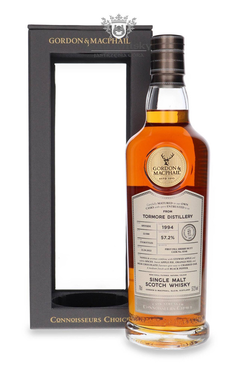 Tormore 27-letni (D.1994, B.2022) Connoisseurs Choice / 57,2%/ 0,7l