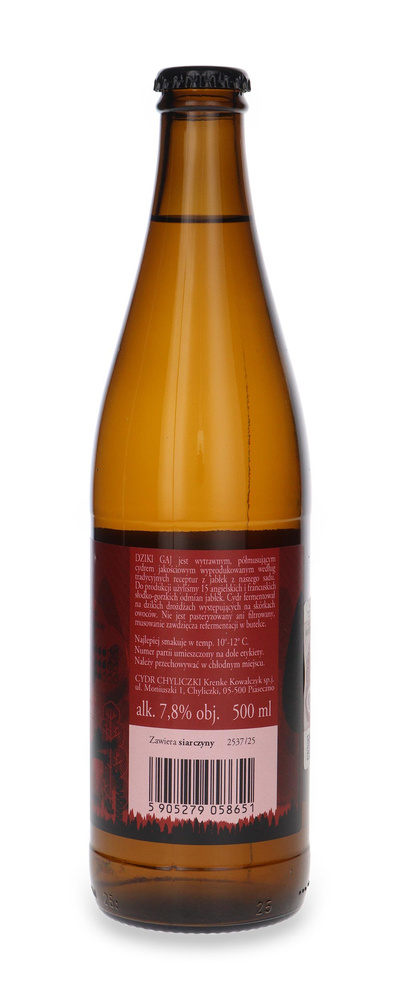 Cydr Chyliczki Dziki Gaj / 7,8% / 0,5l