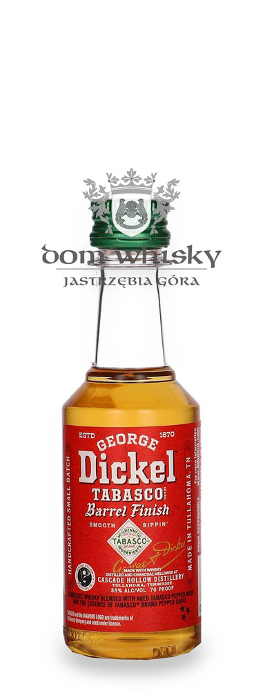 George Dickel Tabasco Barrel Finish / miniaturka / 35% / 0,05l