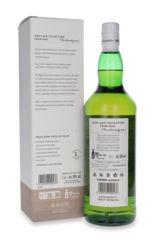 Laphroaig Four Oak Cask Collection /karton/ 40% / 1,0l