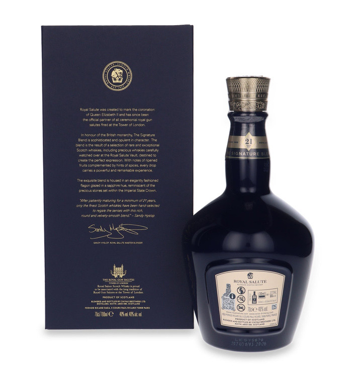 Chivas Royal Salute The Signature Blend 21-letni / 40% / 0,7l