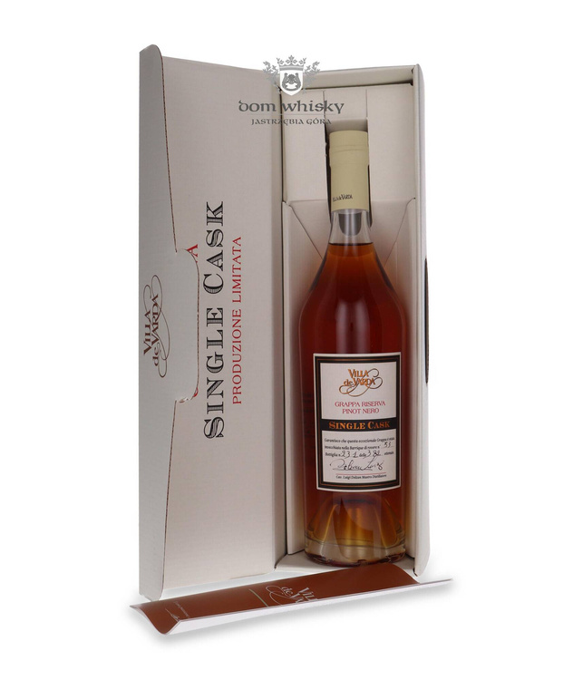 Grappa Villa de Varda Pinot Nero Single Cask / 40% / 0,7l