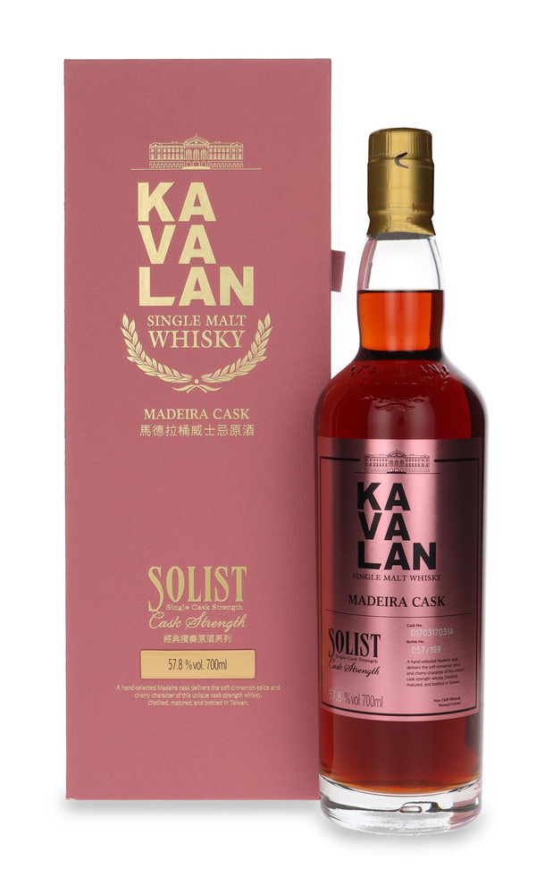 Kavalan Solist Madeira Cask / 57,8%/ 0,7l