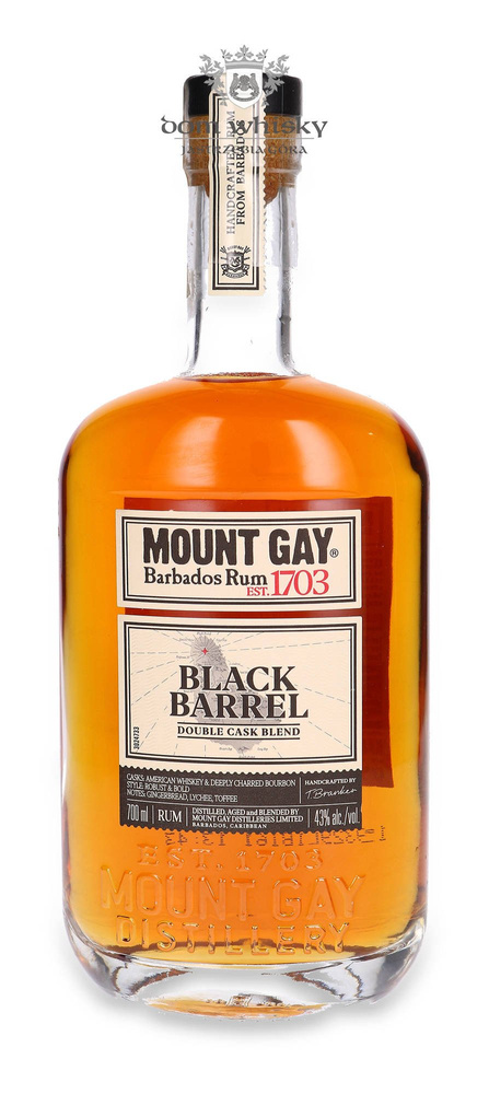 Mount Gay Black Barrel Double Cask Rum (Barbados) / 43% / 0.7l