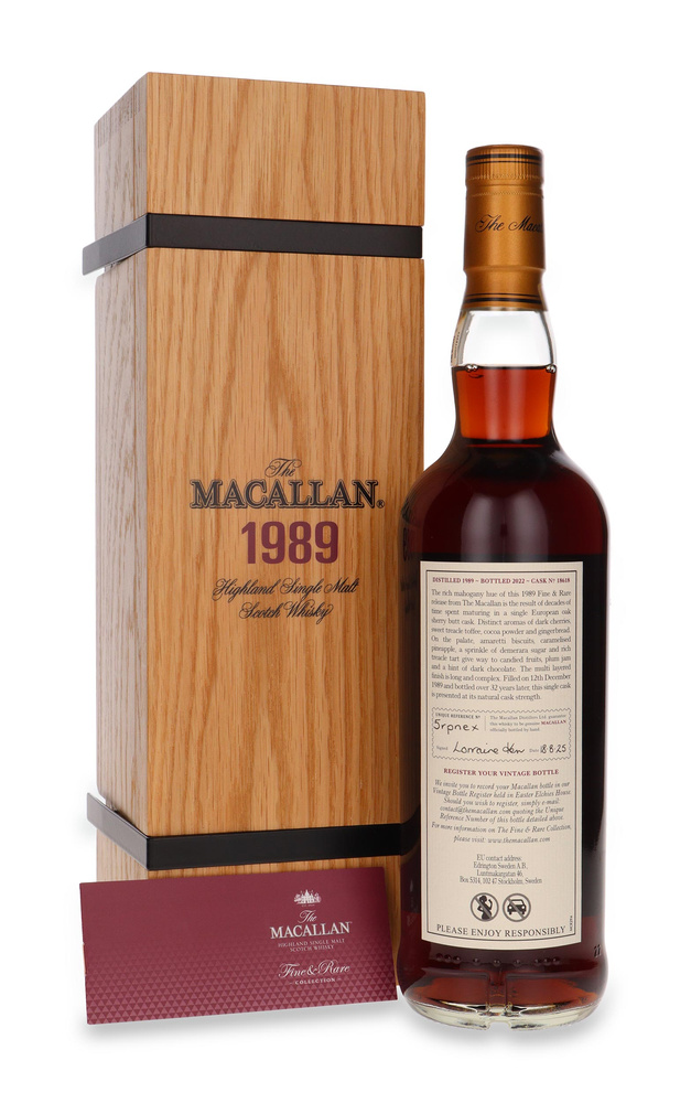 Macallan 1989 (Bottled 2022) / 51,2%/ 0,7l                                      