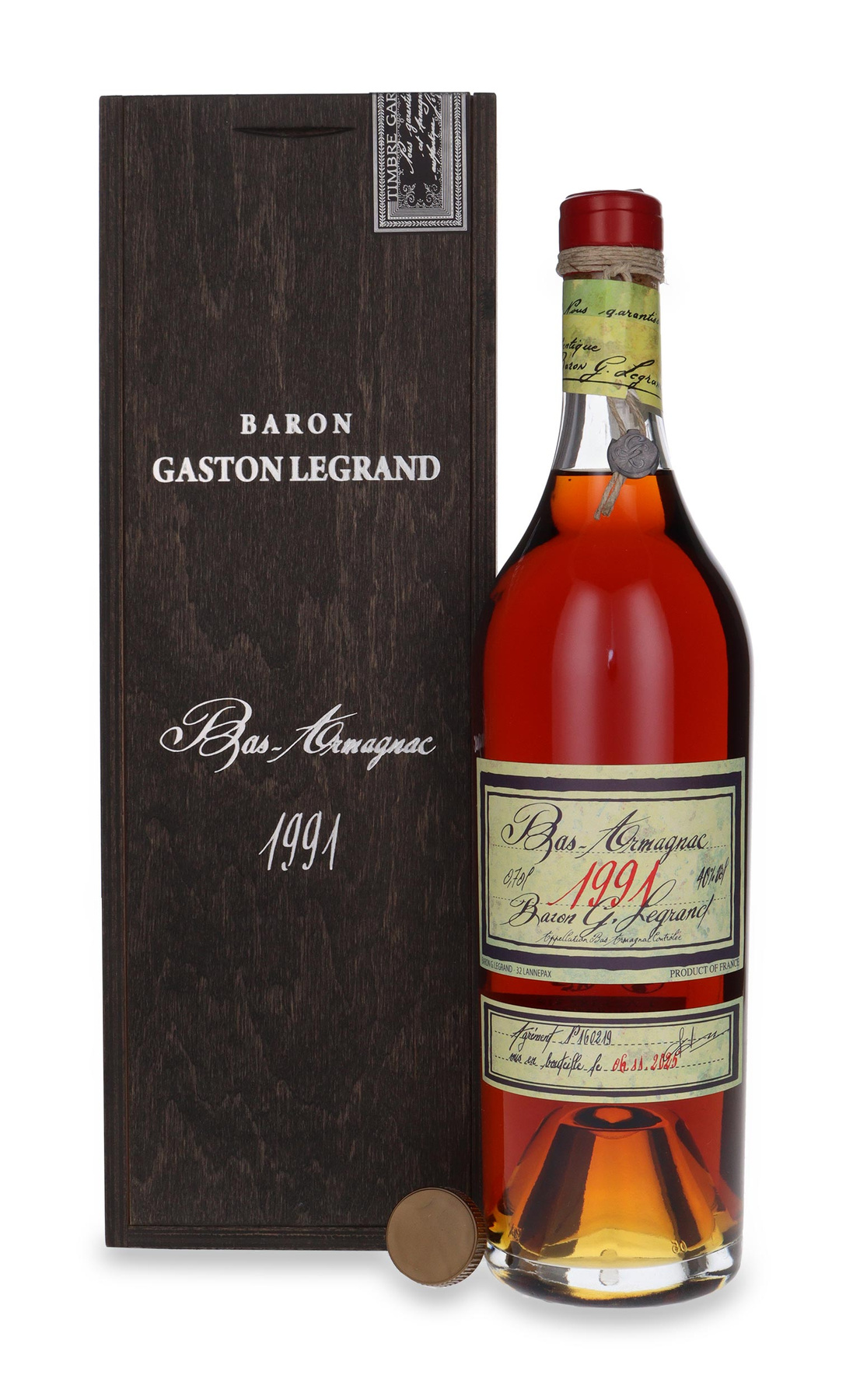 Armagnac Baron Gaston Legrand 1991 (B.2023) / 40% / 0,7l | Dom Whisky