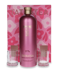 Tatratea Hibiscus & Red Tea Liqueur + 2 kieliszki / 37% / 0,7l