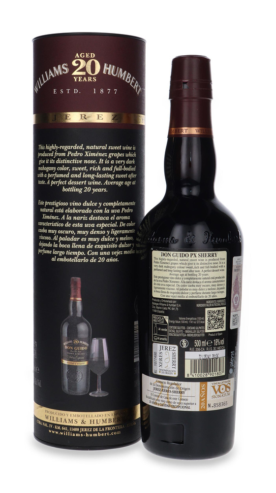 Don Guido Pedro Ximenez Sherry 20-letni / 18% / 0,5l