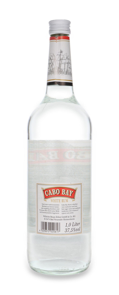 Cabo Bay Superior White Rum / 37,5%/ 1,0l