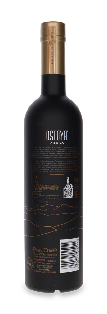 Ostoya The Charcoal Filtered Edition vodka / 40% / 0.7l
