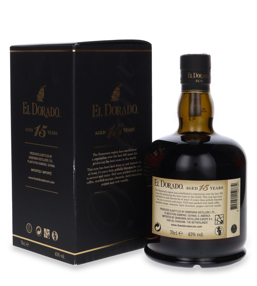 El Dorado Rum 15 years old (Guyana) / 43% / 0.7l