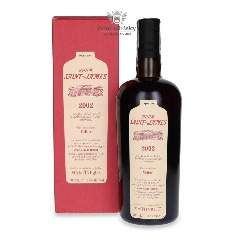 Rhum Saint James 2002 Tres Vieux Agricole Rum / 47% / 0.7l