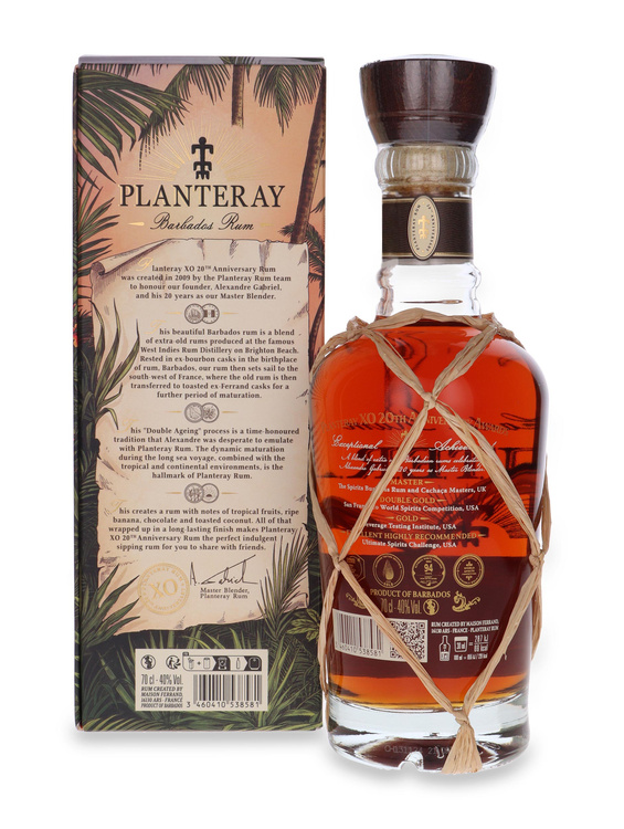 Planteray Barbados XO Rum 20th Anniversary / 40% / 0,7l