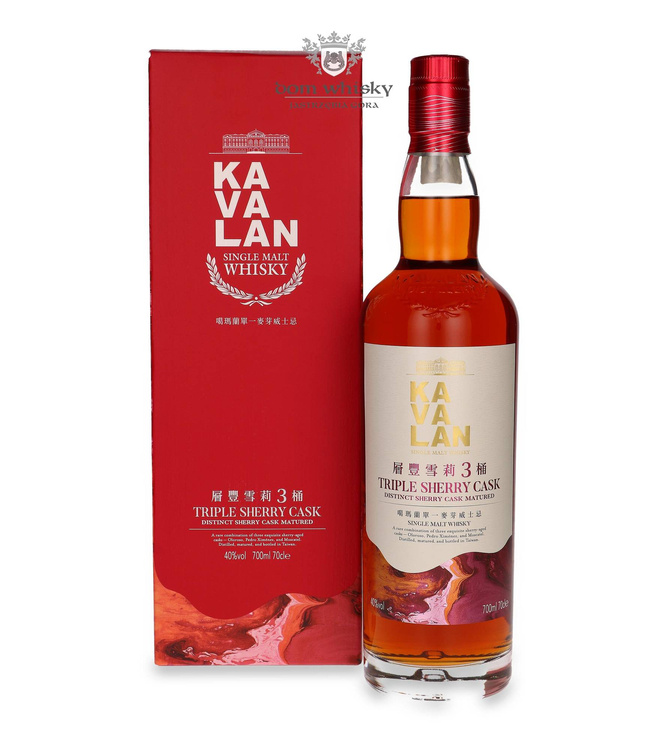 Kavalan Triple Sherry Cask / 40%/ 0,7l